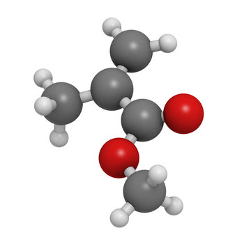Methyl Methacrylate Molecule, Poly(methyl Methacrylate) Or Acryl