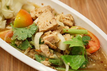 Spicy tuna salad