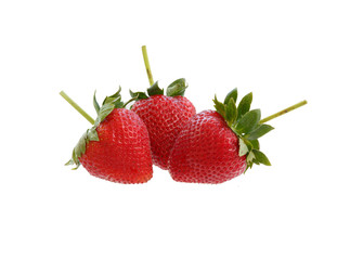 Fresh strawberry  isolated on white background