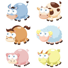 cute animal set