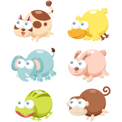 cute animal set