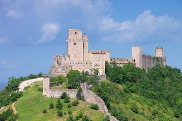 Fototapeta na wymiar Assisi Burg - Assisi castle 05