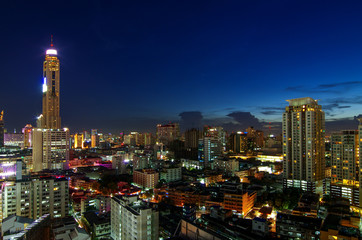 Fototapeta na wymiar View of the Bangkok