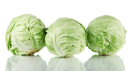 Fototapeta premium Cabbage isolated on white