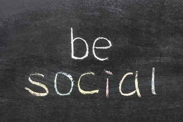 be social