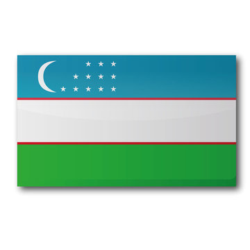 Flagge Usbekistan