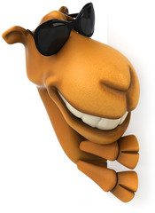 Naklejka premium Fun camel