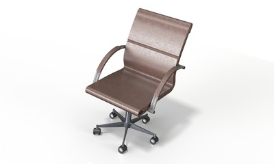 Office chair expensive elegant  isolated
