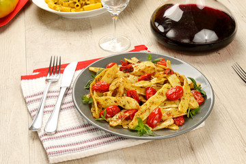 Contorno di fagioli con pomodori