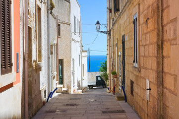 Alleyway. Castro. Puglia. Italy.