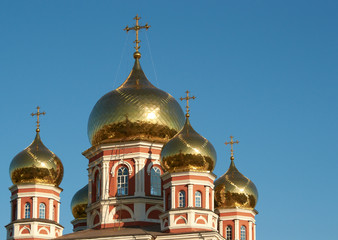 Obraz premium Domes of orthodox church