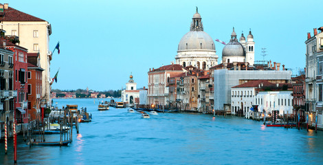 Fototapeta na wymiar Panorama Grand Canal Wenecji