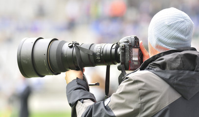 Fotógrafo deportivo.