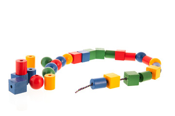 Wooden toy chain