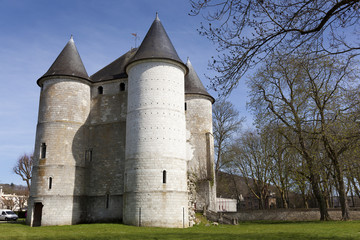 Fototapeta na wymiar Zamek Vernon, Górna Normandia, Francja