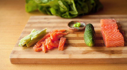 sushi składniki © JoannaTkaczuk