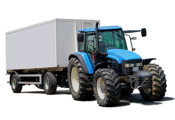 Traktor mit Anhänger © goldpix
