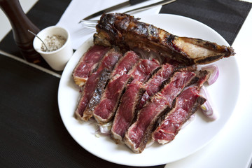 Entrecôte, steak, côte de bœuf, viande, barbecue, grill