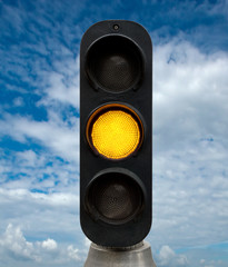 Yellow traffic lights
