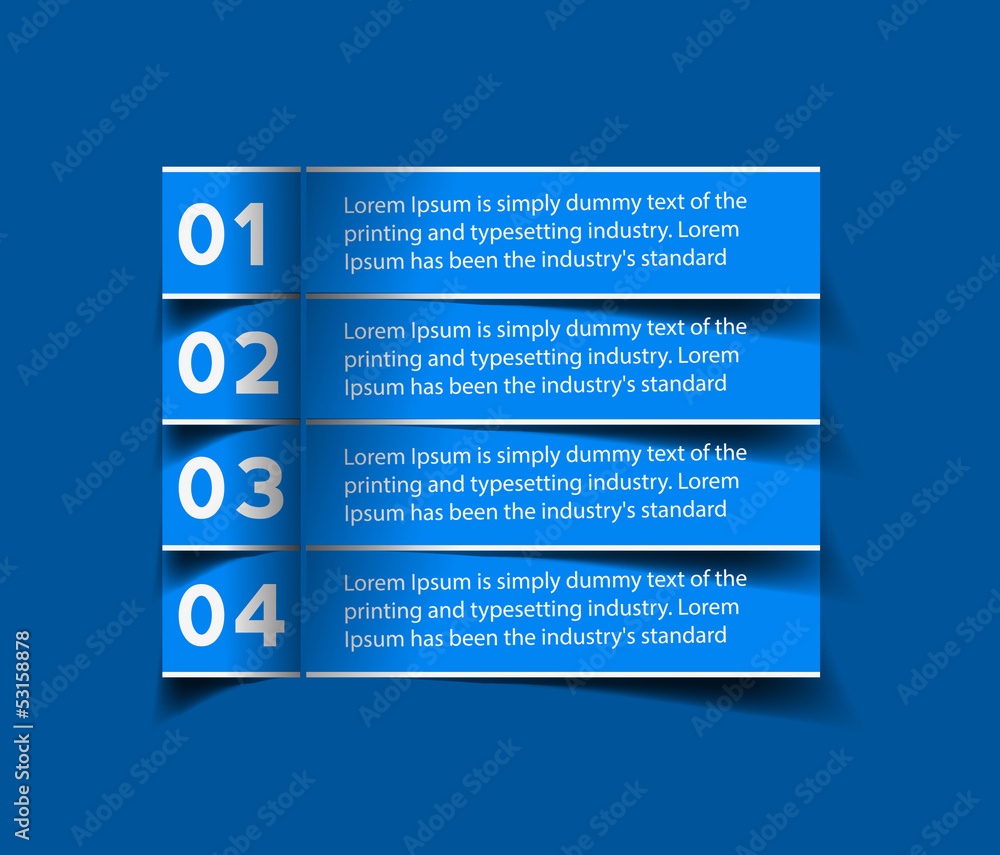 Wall mural vector information banner design element.