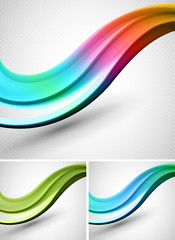 wavy design elements, business concept cover