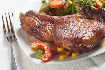 Roasted meat