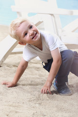 zabawa na plaży © Robert Przybysz