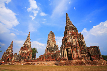 Wat Chaiwattanaram temple in Ayutthaya, Thailand