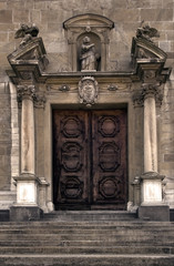the brown gate  in  bellinzona