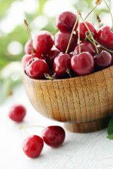 full bowl of cherries