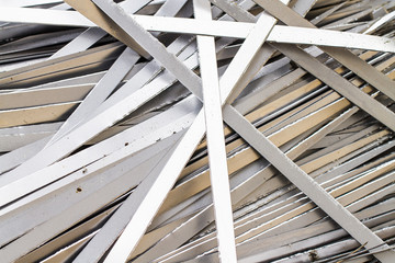Pieces of steel