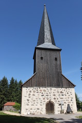 Fototapeta premium Dorfkirche von Karwe im Ruppiner Land