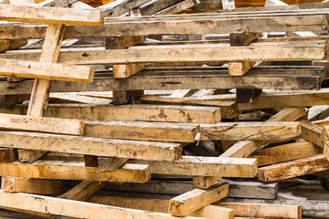 Pile of wood