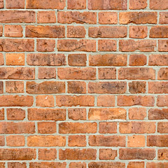 Red bricks grunge wall