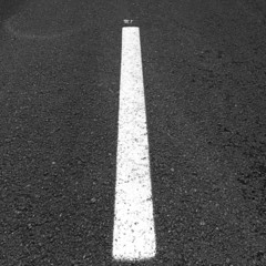 Obraz premium Road with a white stripe texture or background