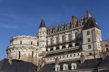 Fototapeta na wymiar Zamek w Amboise, i Loira, Centre, France