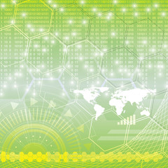 Abstract tech binary background