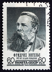 Postage stamp Russia 1960 Friedrich Engels