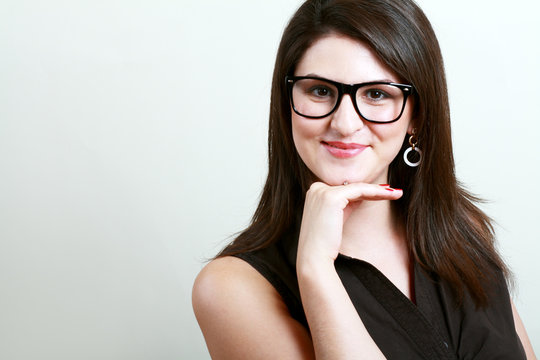 woman in spectacles