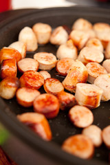 kiełbasa patelnia