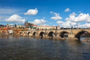 Fotobehang View at Prague castle © Fyle