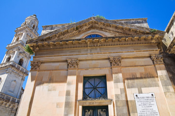 Historical church. Maglie. Puglia. Italy.