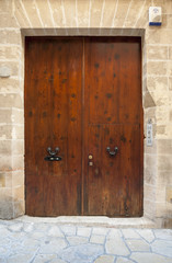 Wooden door