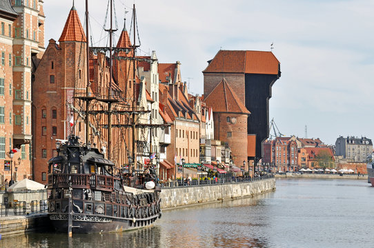 Fototapeta Old town of Gdansk, Poland