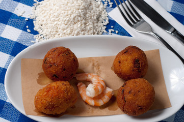 suppli' di gamberi
