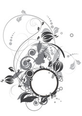 Abstract floral background