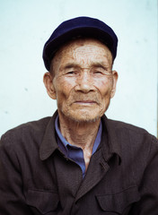 chinese old man portrait