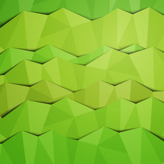 Vector Illustration of an Abstract Green Background