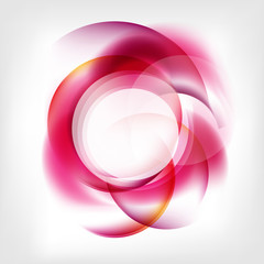 Abstract wave on background