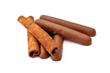 Chocolate and cinnamon